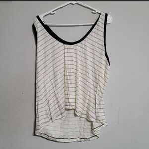 Striped‎ Sleeveless Top XL NEW NWT